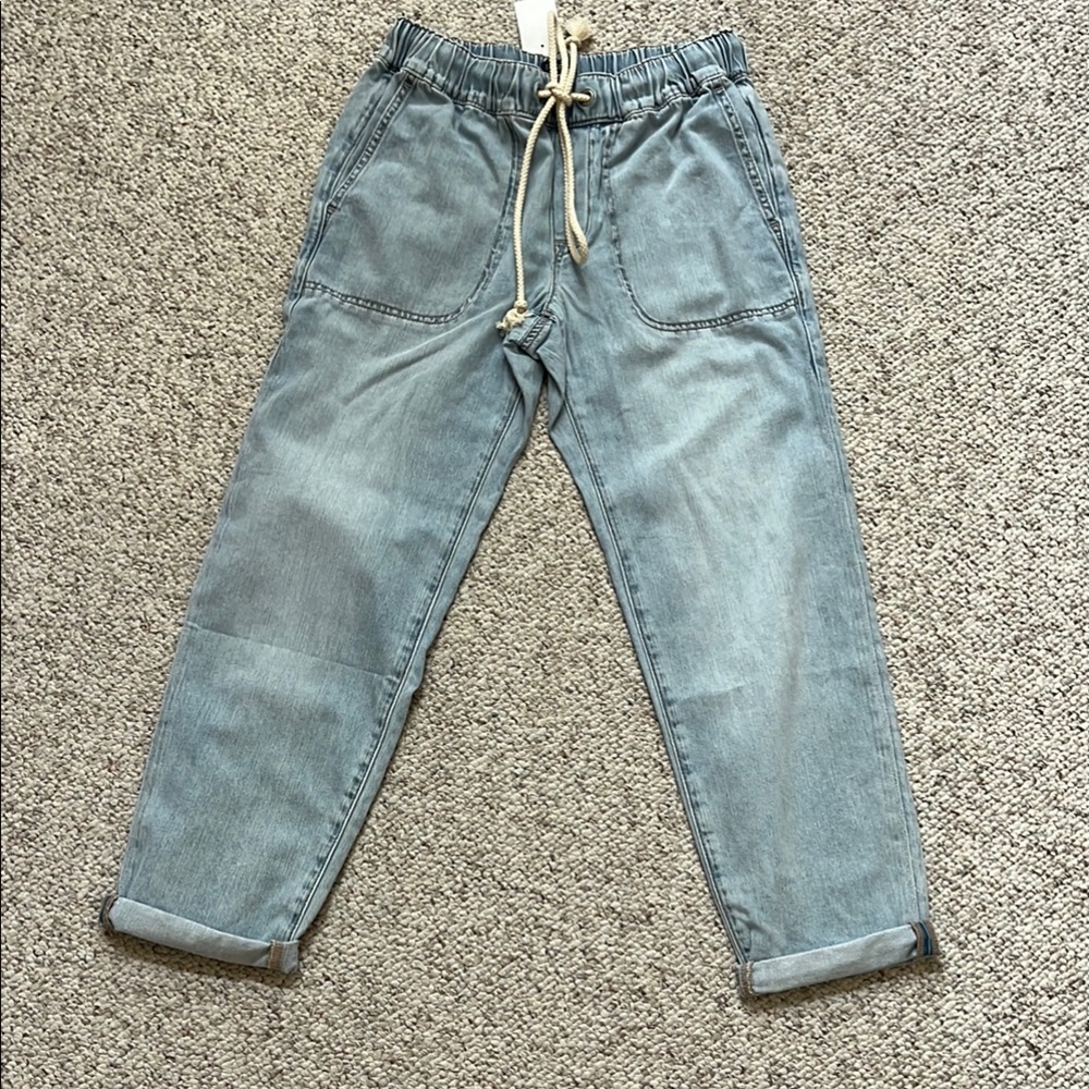 NWT J. Crew Denim Drawstring Pant